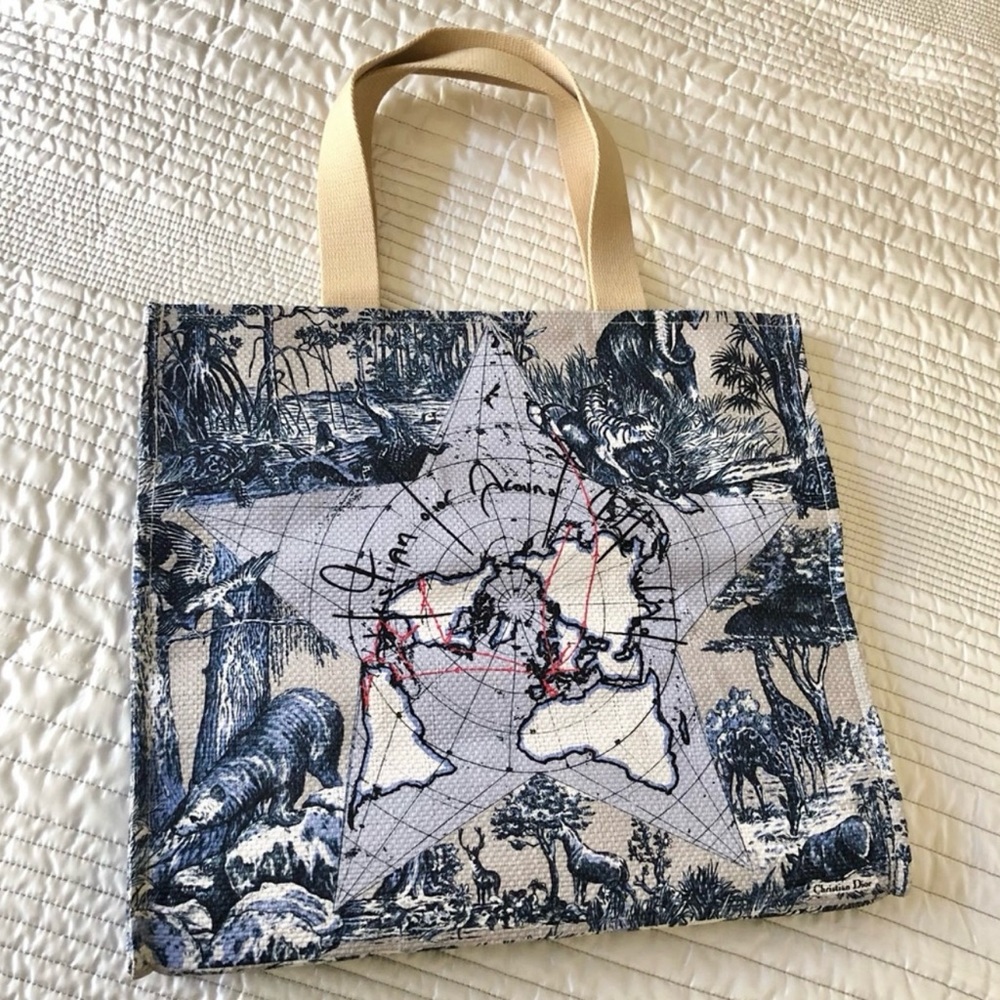 Dior Limited Edition Around the World Beauty Tote Bag